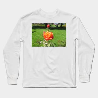 Orange Rose Long Sleeve T-Shirt